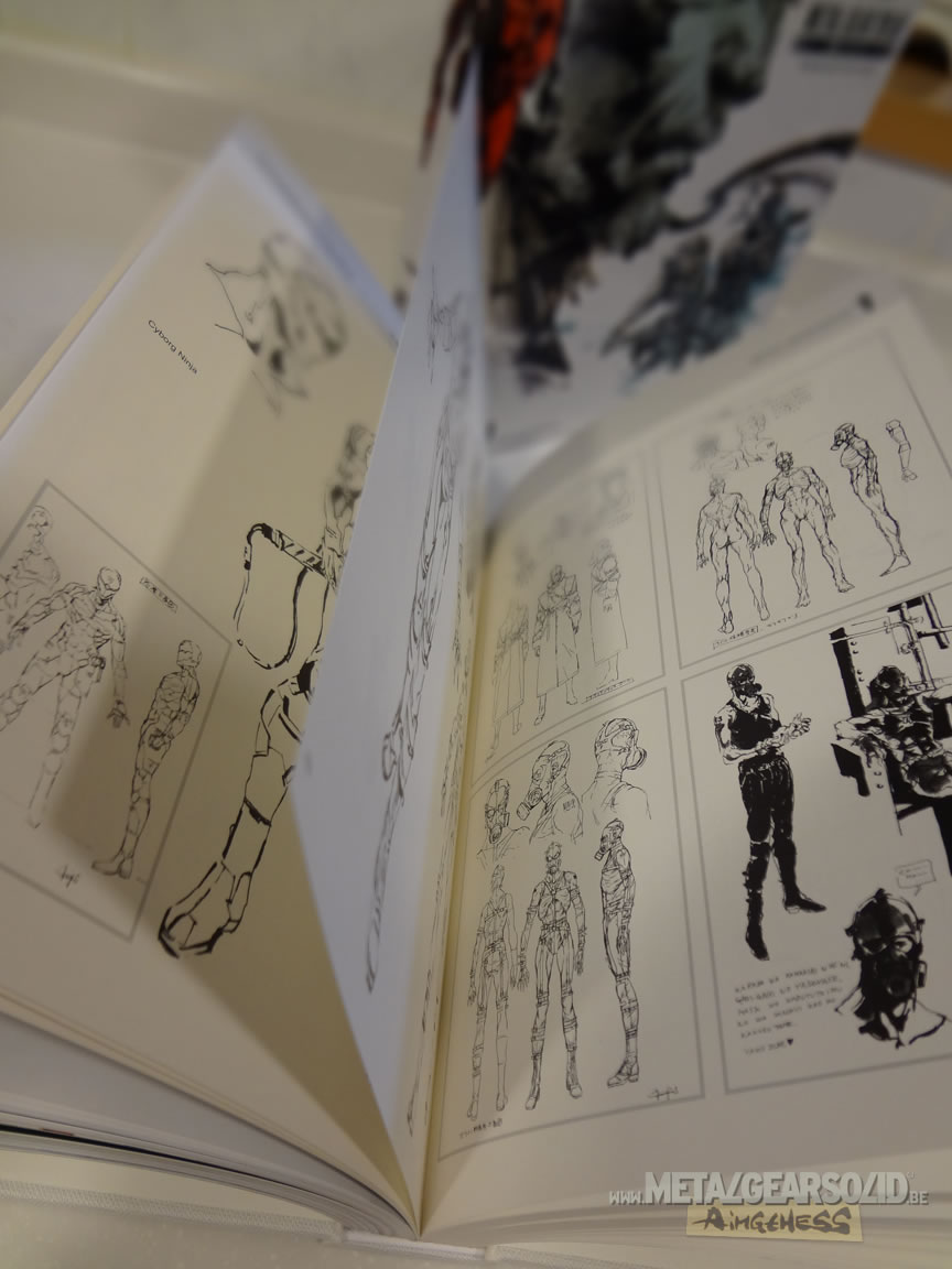 Photos de l'artbook The Art of Metal Gear Solid The Original Trilogy