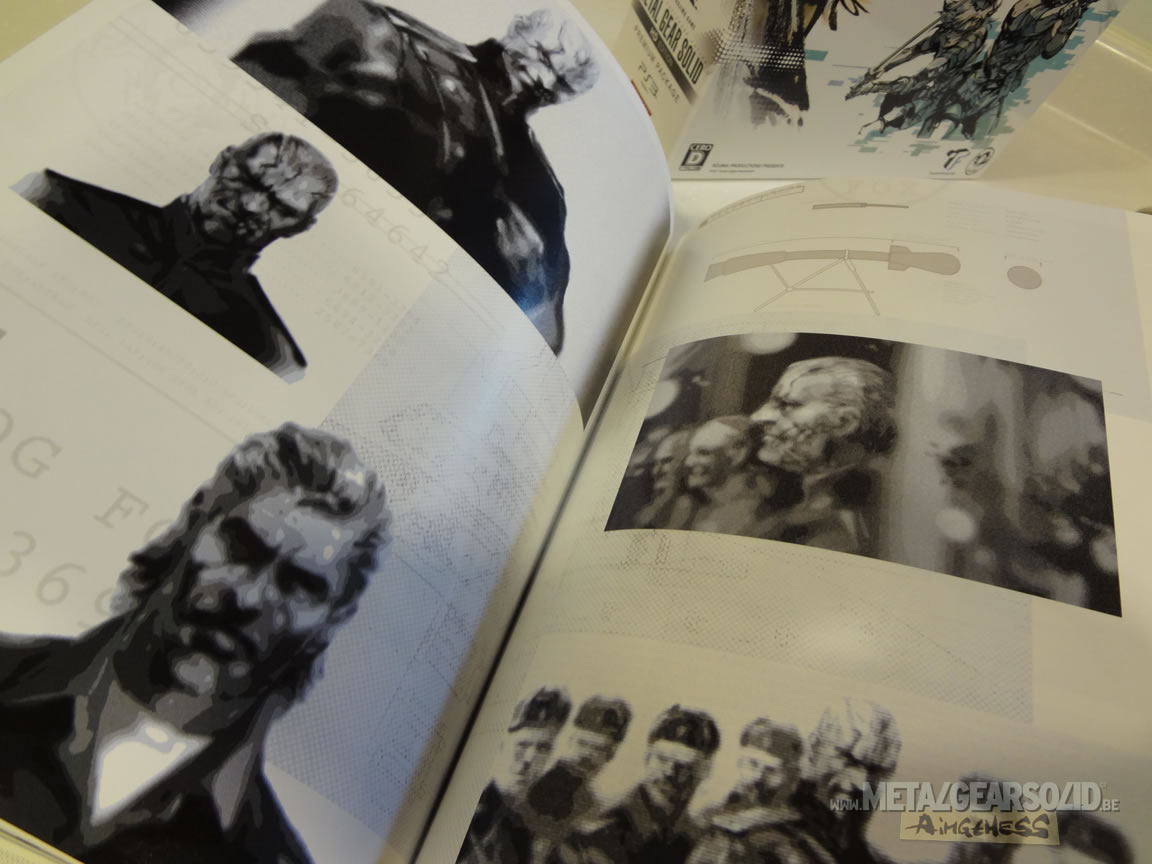 Photos de l'artbook The Art of Metal Gear Solid The Original Trilogy