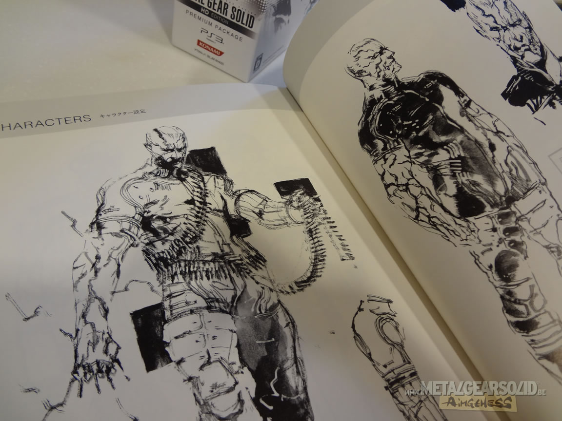 Photos de l'artbook The Art of Metal Gear Solid The Original Trilogy