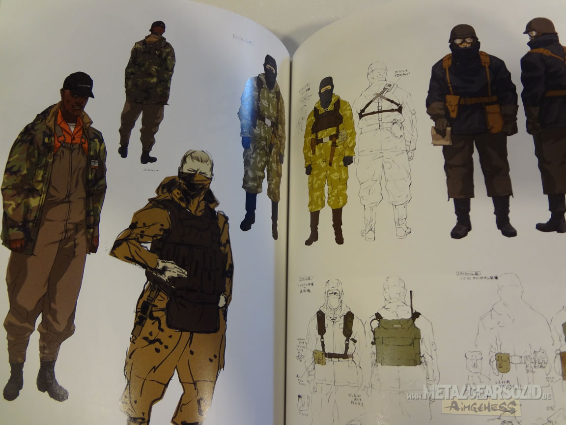 Photos de l'artbook The Art of Metal Gear Solid The Original Trilogy MGS 3