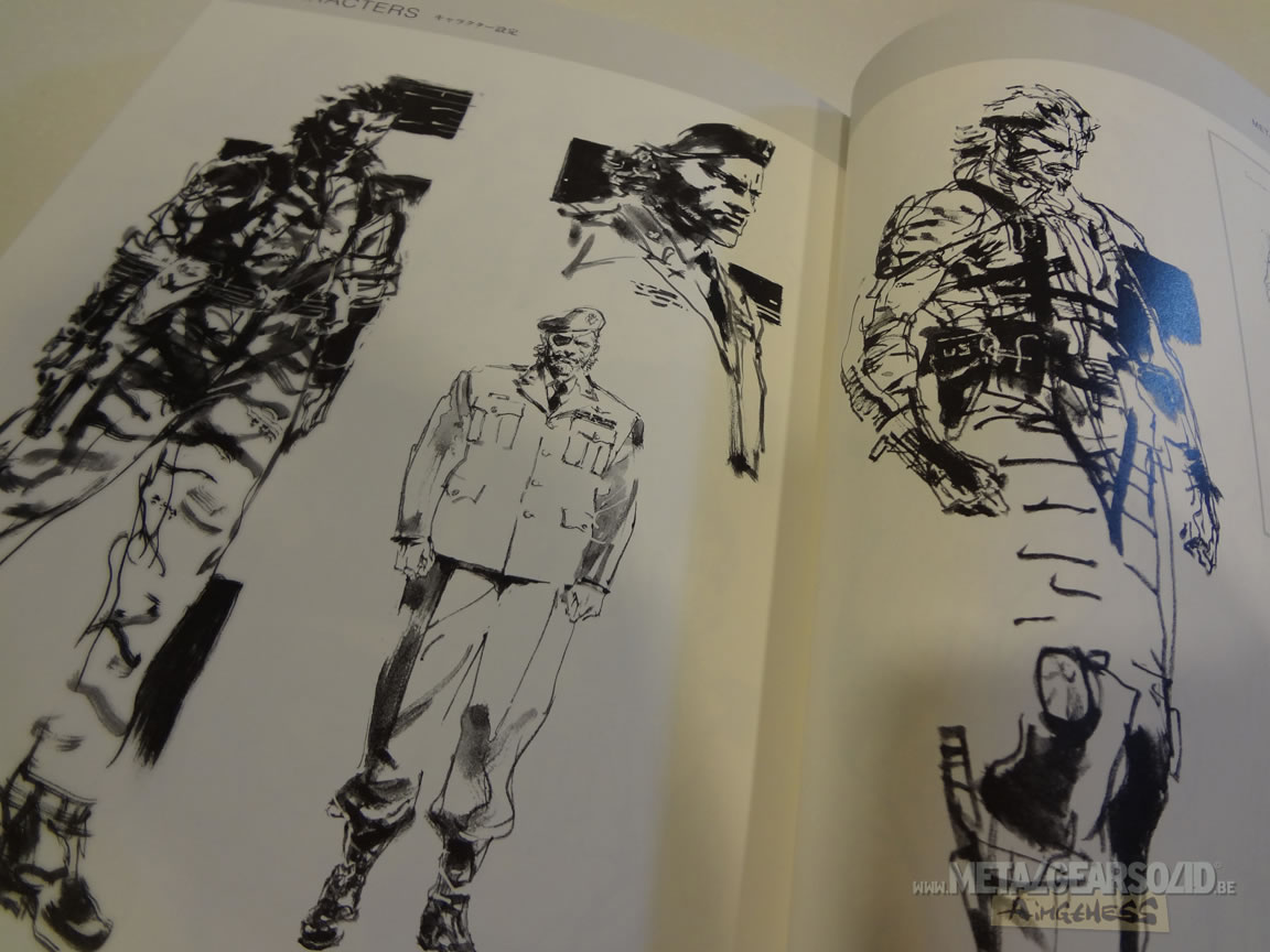 Photos de l'artbook The Art of Metal Gear Solid The Original Trilogy MGS 3