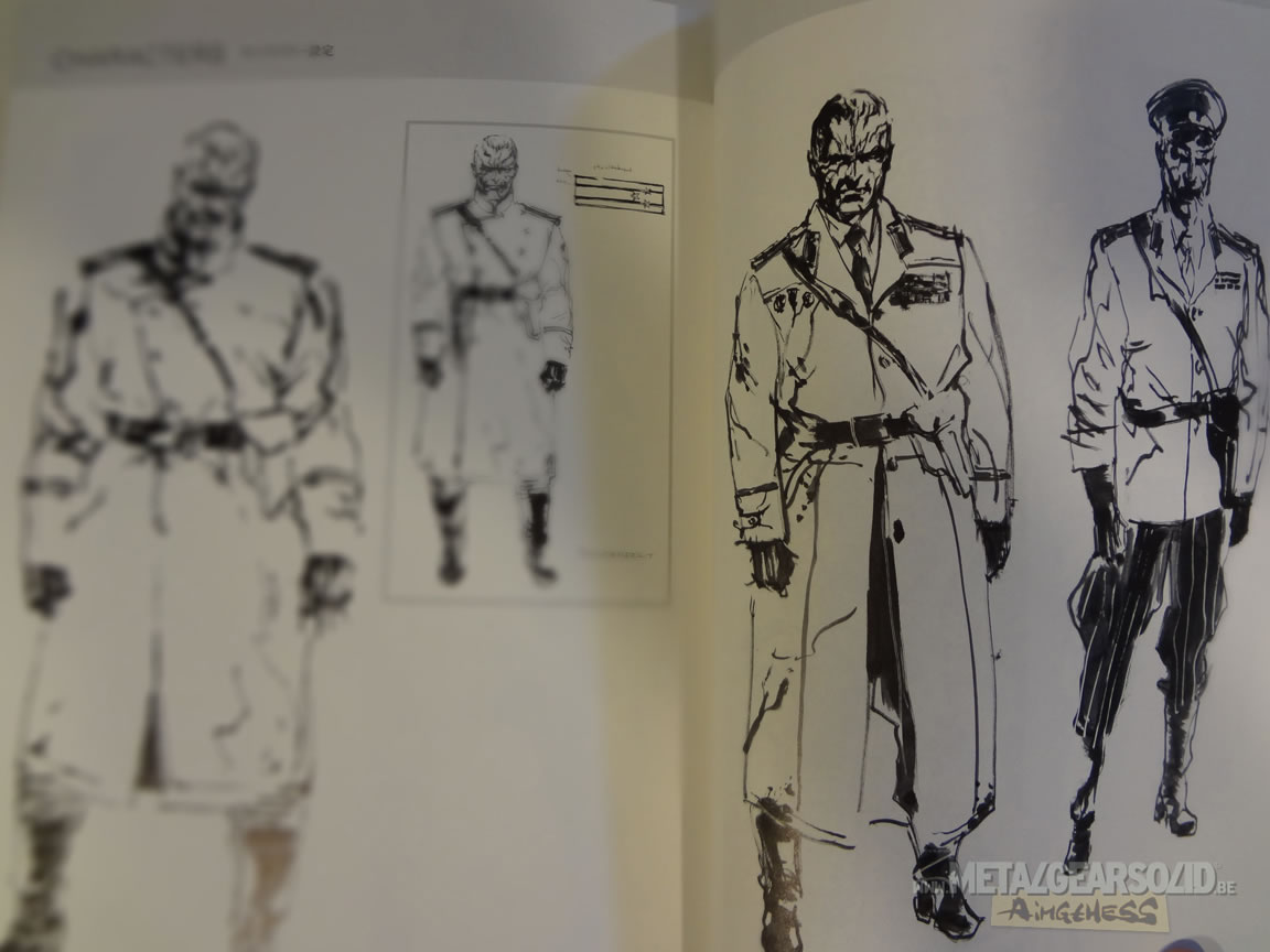 Photos de l'artbook The Art of Metal Gear Solid The Original Trilogy MGS 3