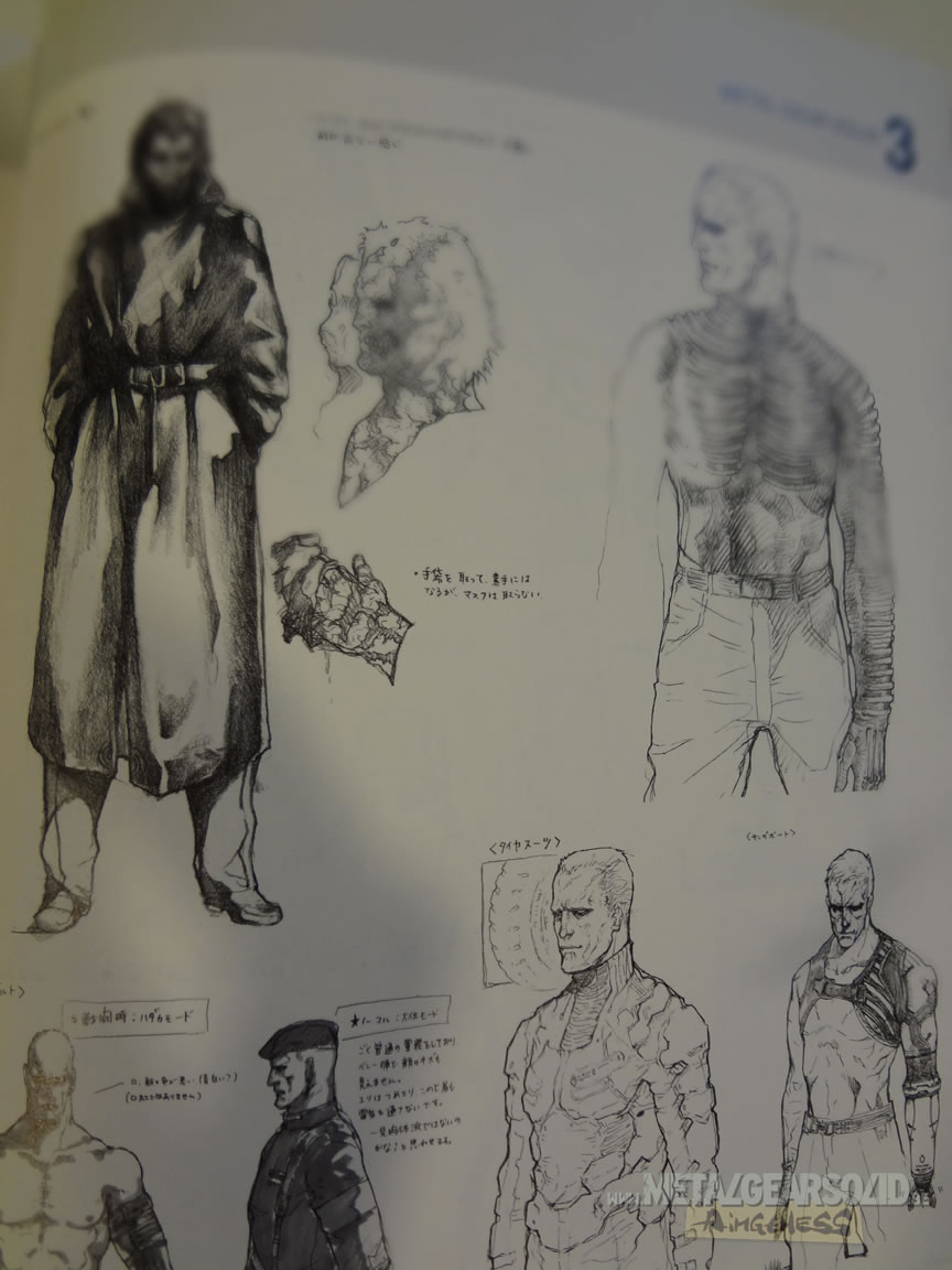 Photos de l'artbook The Art of Metal Gear Solid The Original Trilogy MGS 3