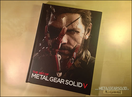 Gros plan sur l'artbook The Art of Metal Gear Solid V