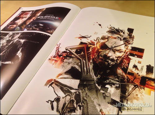 Gros plan sur l'artbook The Art of Metal Gear Solid V