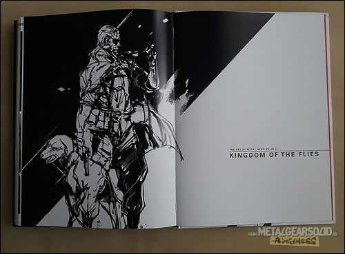 Gros plan sur l'artbook The Art of Metal Gear Solid V