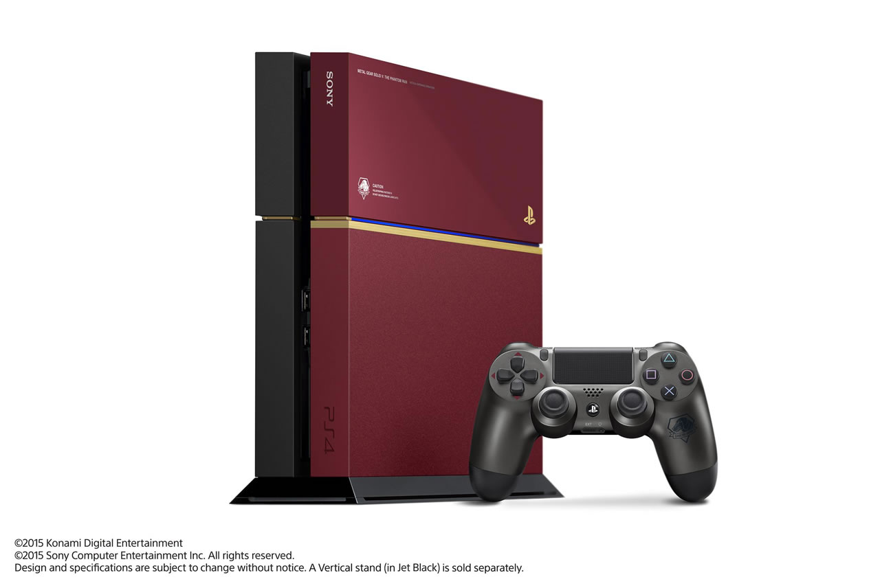 Une PlayStation 4 aux couleurs de Metal Gear Solid V : The Phantom Pain