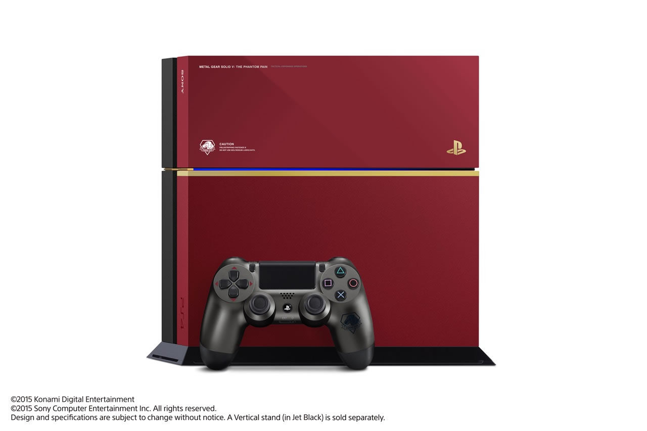 La PlayStation 4 aux couleurs de MGSV The Phantom Pain dbarque en Europe !