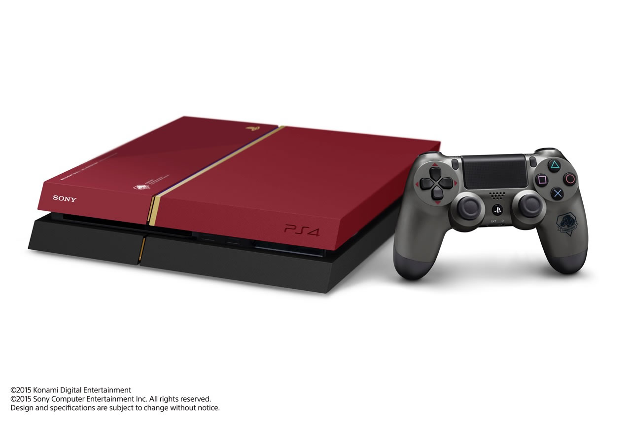 La PlayStation 4 aux couleurs de MGSV The Phantom Pain dbarque en Europe !