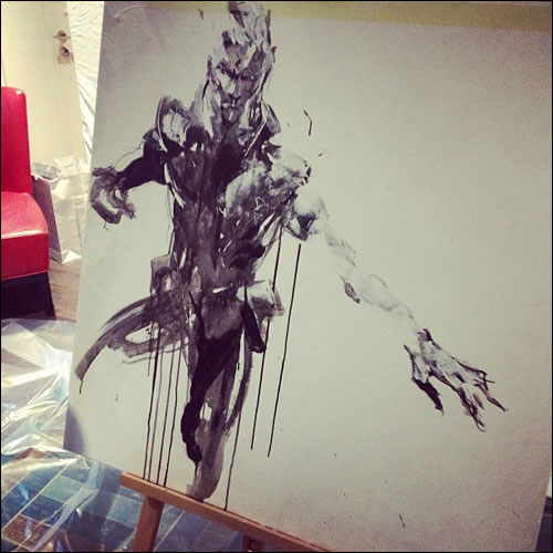 Yoji Shinkawa peint un Snake britannique