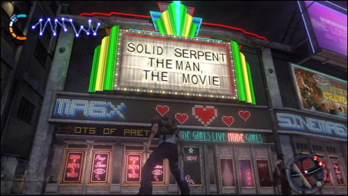 Metal Gear Solid dans InFamous 2 Solid Snake