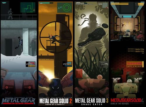 Fanart Metal Gear Solid se plie en quatre