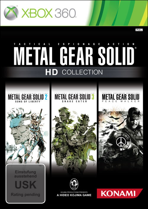 Jaquette européenne de Metal Gear Solid HD Collection sur x360