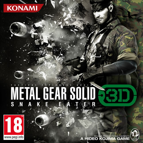 Jaquette Metal Gear Solid Snake Eater 3D Jaquette Metal Gear Solid Snake Eater 3D