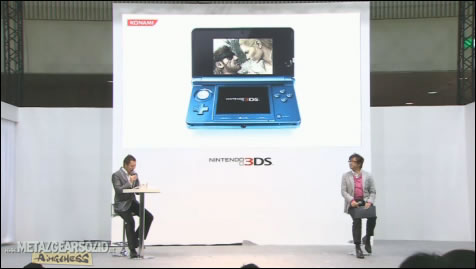 Nintendo World 2011 Metal Gear Solid Snake Eater 3DS