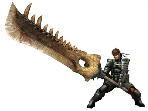 Monster Hunter X Metal Gear Solid MGS Hunter Eater Operation