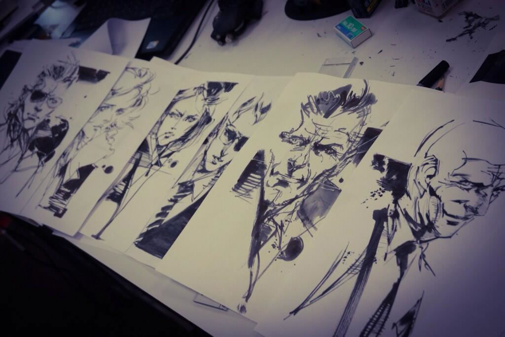 Deux illustrations indites de Yoji Shinkawa pour le roman collector de Metal Gear Solid V : Ground Zeroes