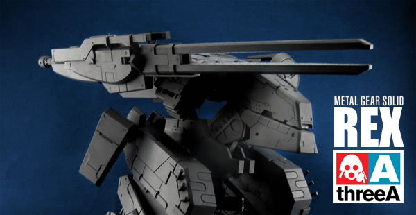 ThreeA Figurine de Metal Gear Rex est finie ! Attention les yeux !