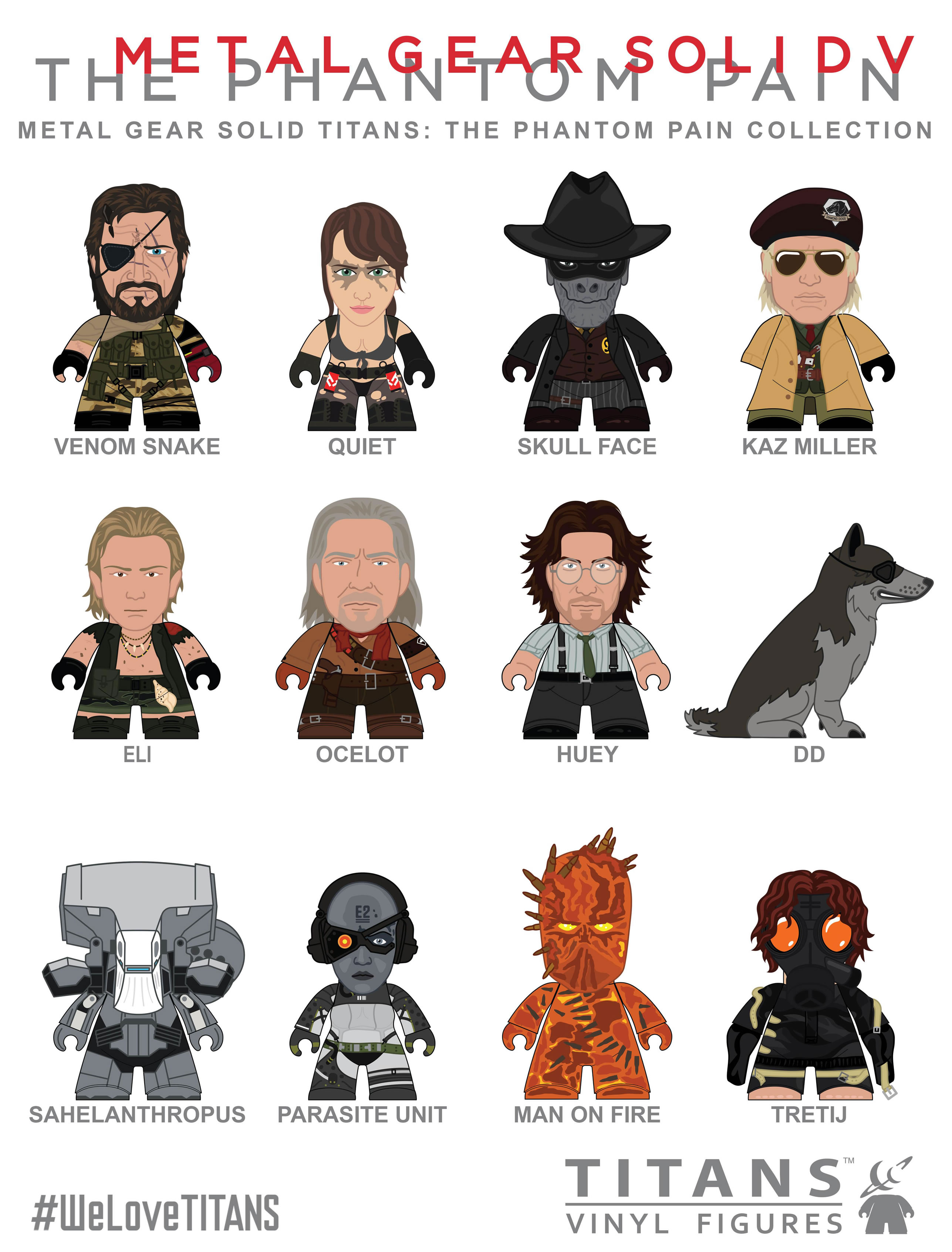 Des figurines vinyles de Metal Gear Solid V : The Phantom Pain annonces chez Titan Merchandise