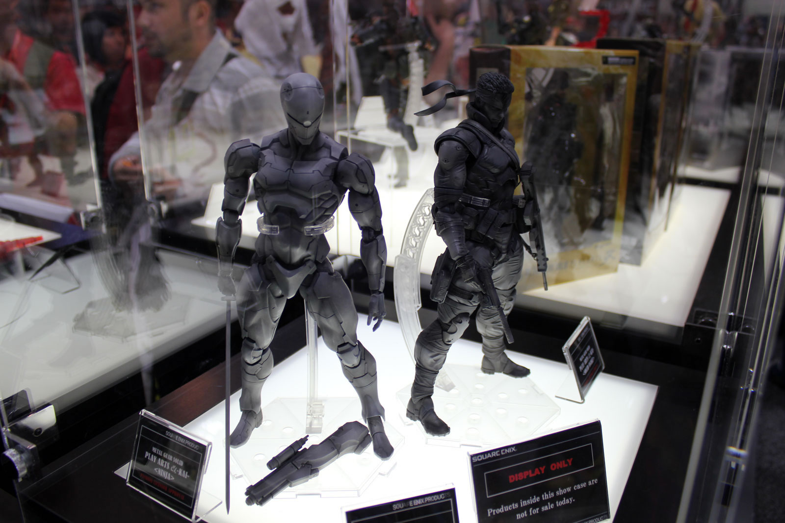 Figurine de Solid Snake et Ninja Fox  la Comic Con de San Diego 2011