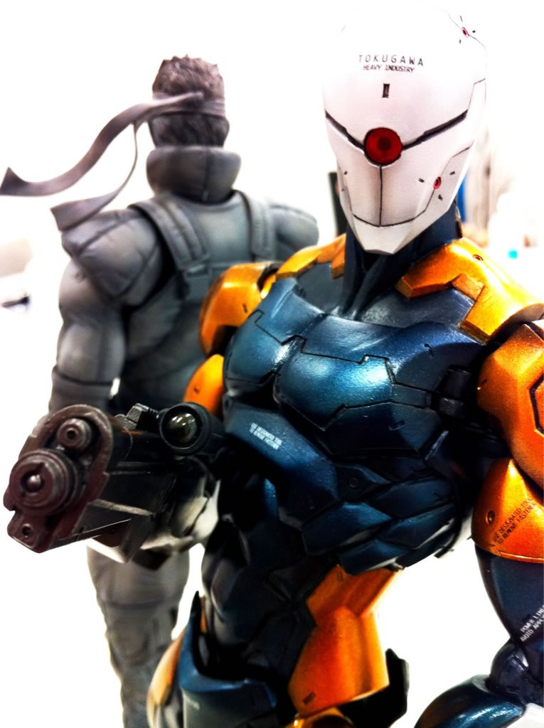 Gray Fox et Solid Snake en figurine Metal Gear Solid