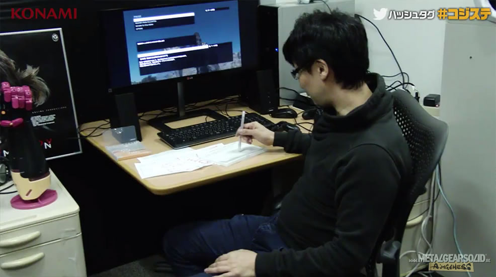 Hideo Kojima fait le point sur les enregistrements de Metal Gear Solid V : The Phantom Pain