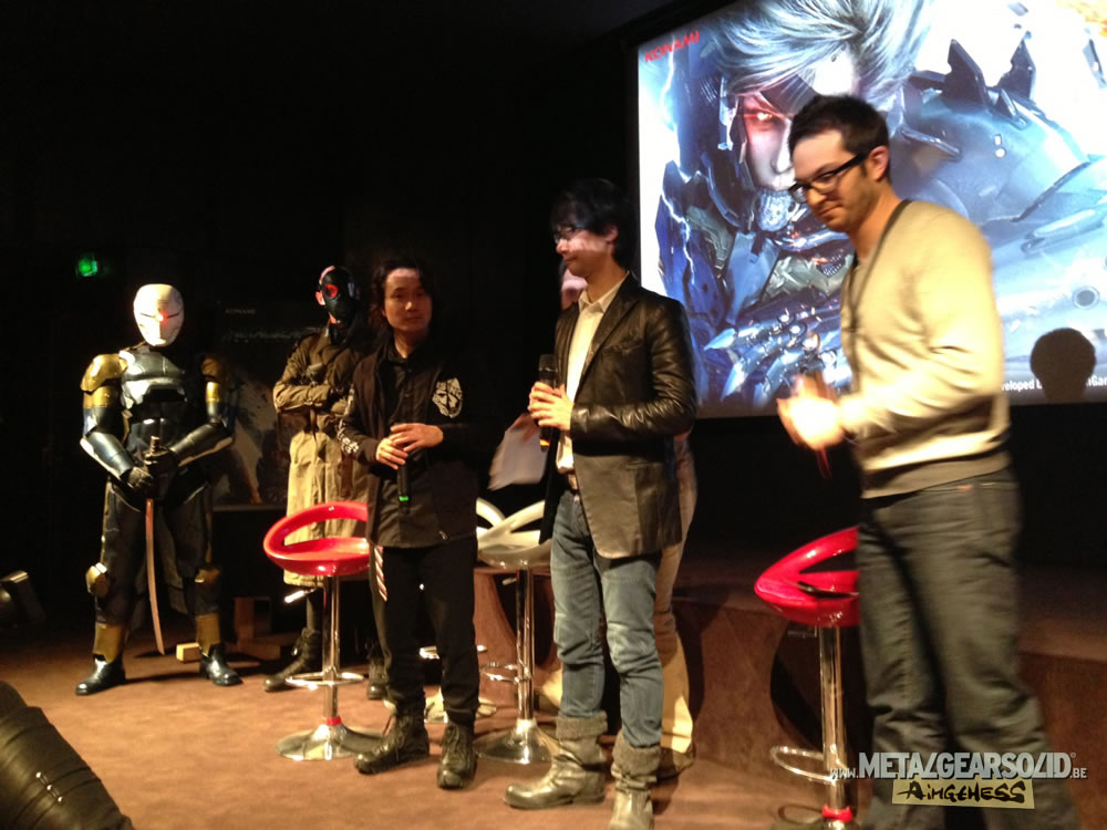 Notre reportage : Hideo Kojima et Yoji Shinkawa  Paris