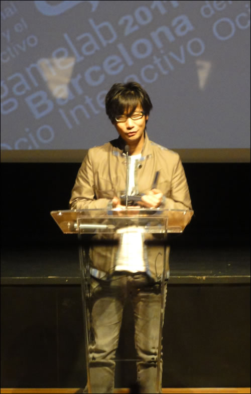 Hideo Kojima Gamelab Barcelone 2011