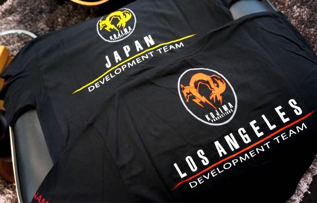 T-shirts Kojima Productions - Tokyo Los et Angeles