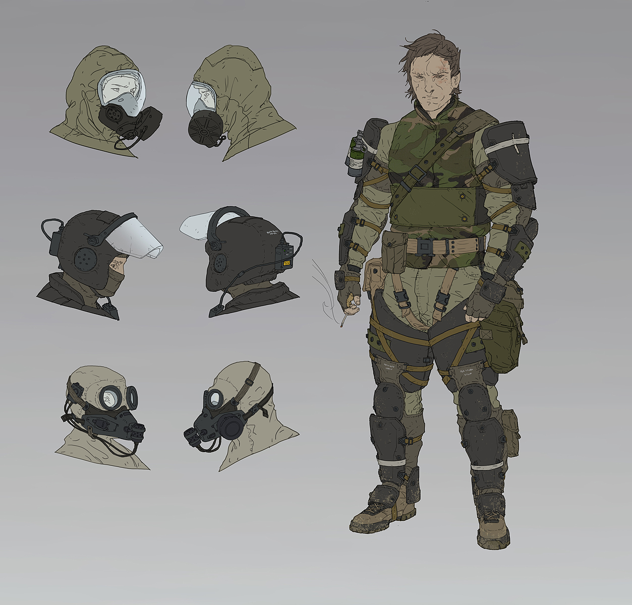Une flope d'artworks de Metal Gear Online par A.J. Trahan