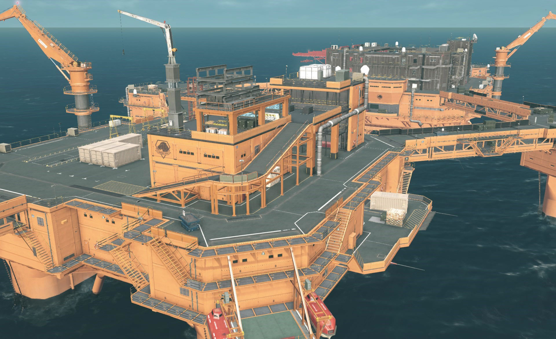 La nouvelle map (la Mother Base) de Metal Gear Online baptise Coral Complex (Vido)