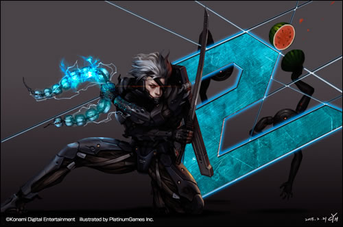 PlatinumGames fte en dessins les 2 ans de Metal Gear Rising avec un trait dhumour