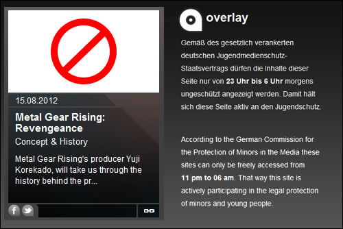 Metal Gear Rising Revengeance site Gamescom