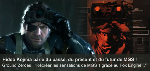 Hideo Kojima pass prsent futur MGS