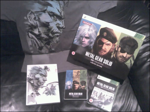 Collector de Metal Gear Solid HD Collection Zavvi steelbook stickerbook