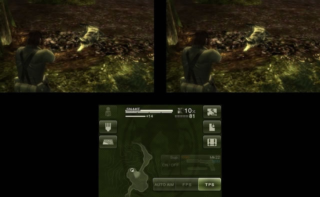 Neuf images pour Metal Gear Solid Snake Eater 3DS