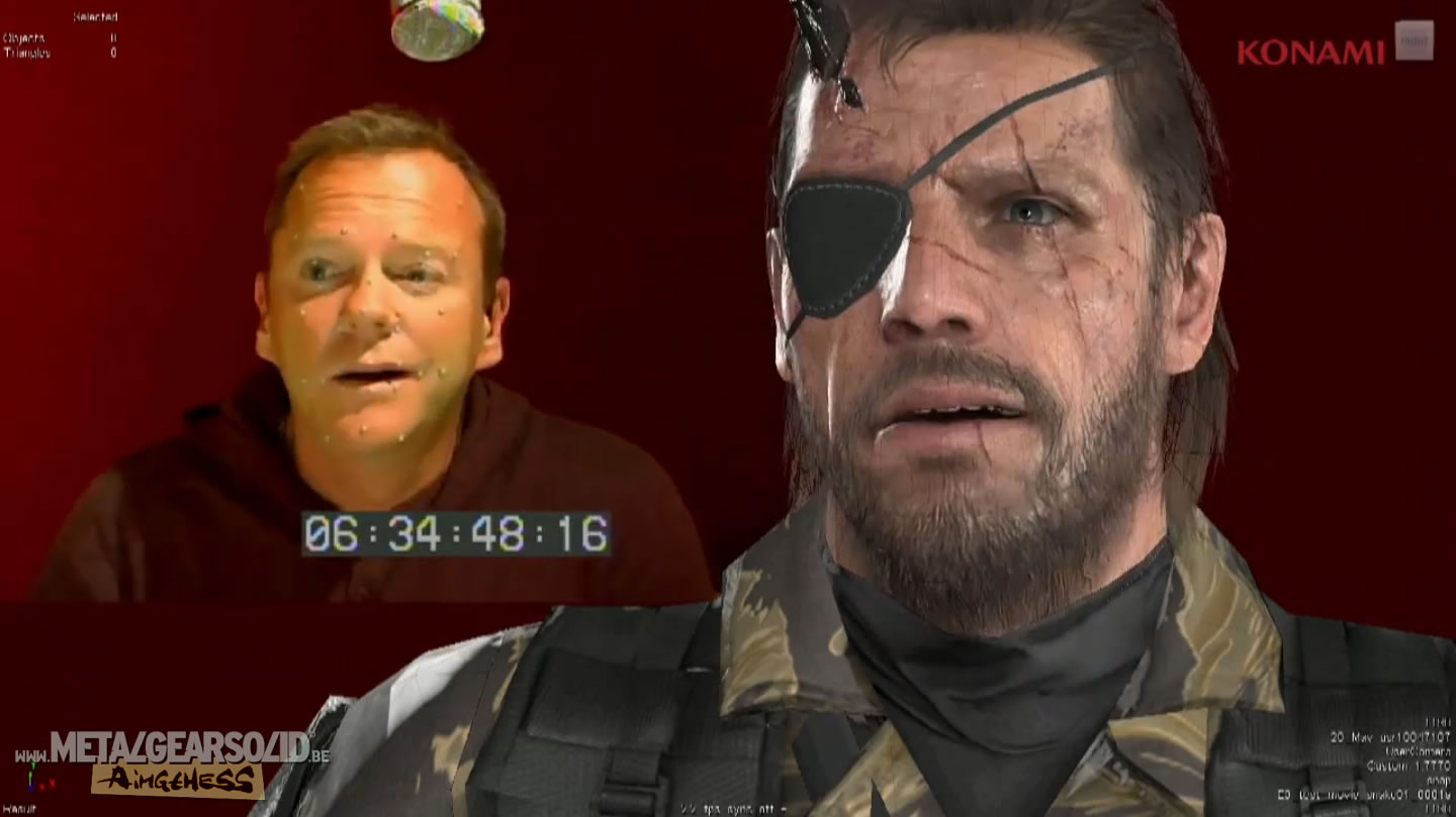 Metal Gear Solid V sur une nouvelle voix - Kiefer Sutherland