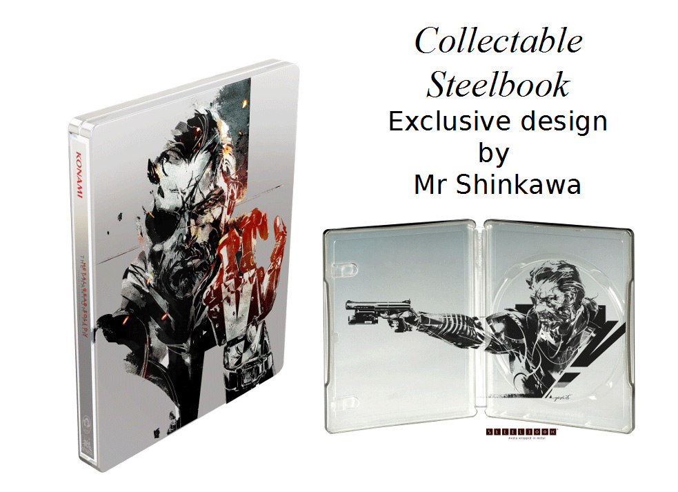 Metal Gear Solid V : The Phantom Pain s'offre un steelbook exclusif sur Amazon