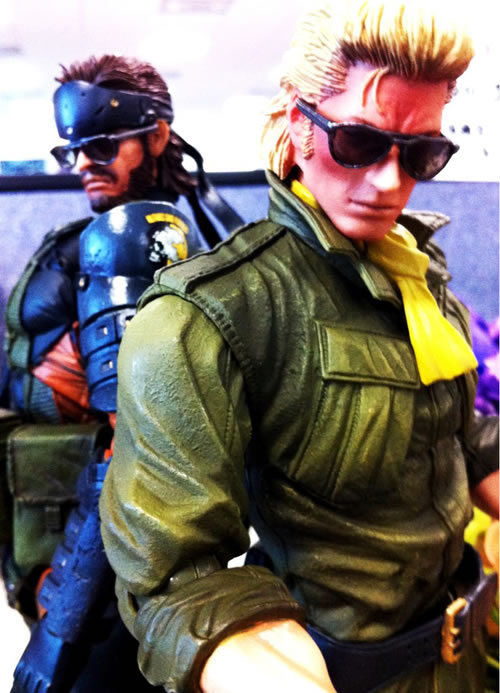 Figurines MGS Peace Walker Kaz et Snake