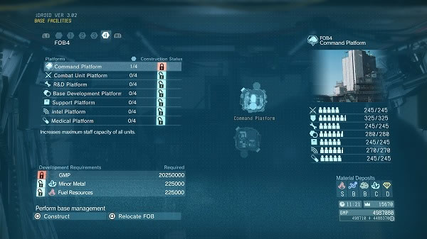 La mise  jour de dcembre de Metal Gear Solid V : The Phantom Pain dtaille