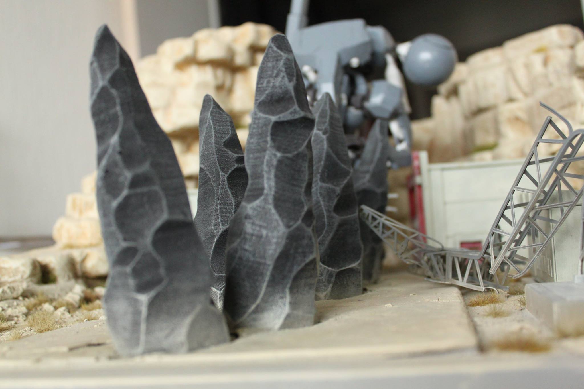 Un diorama poustouflant avec le Metal Gear Sahelanthropus