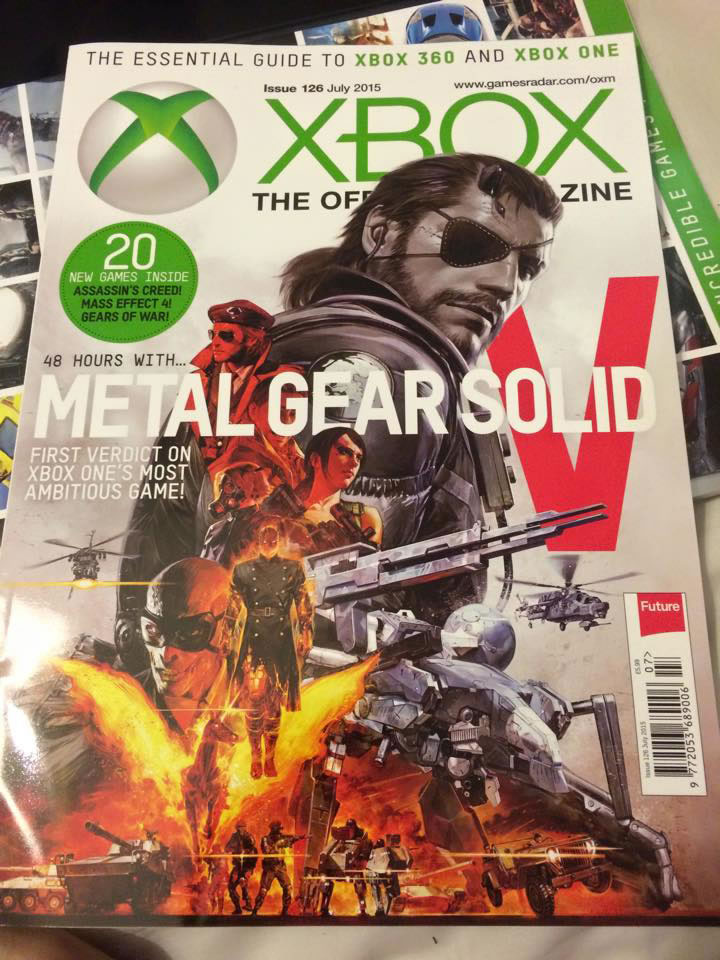 Un nouvel artwork de Metal Gear Solid V : The Phantom Pain fait la une de certains magazines