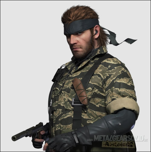 Les personnages en images de Metal Gear Solid 3 sur Pachinko