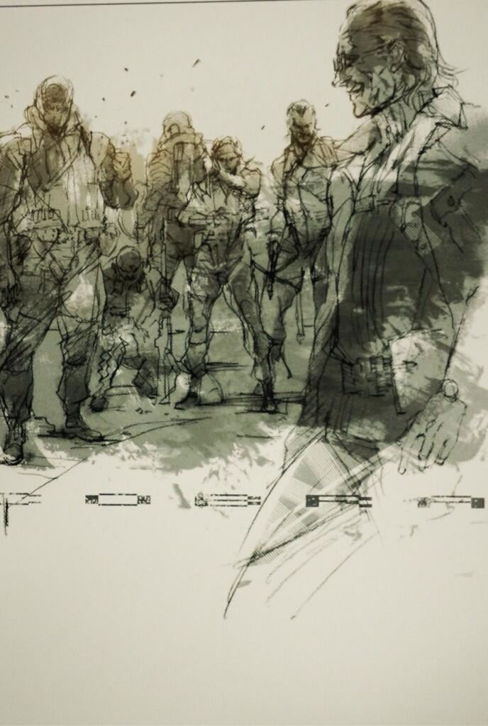 Illustrations indites de Yoji Shinkawa pour le roman collector de Metal Gear Solid V : Ground Zeroes