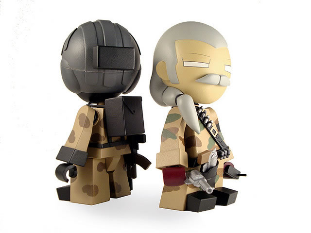 Rohby et Metal Gear Solid au Toy Art Galery