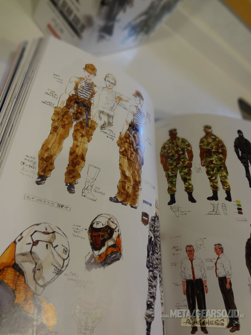 Photos de l'artbook The Art of Metal Gear Solid The Original Trilogy