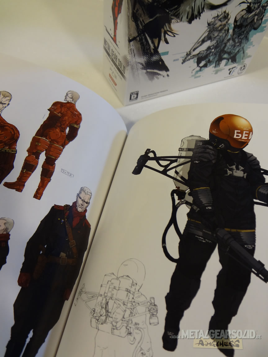 Photos de l'artbook The Art of Metal Gear Solid The Original Trilogy