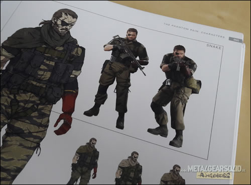 Gros plan sur l'artbook The Art of Metal Gear Solid V