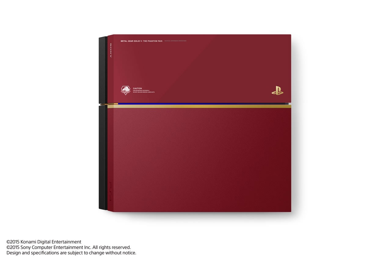 La PlayStation 4 aux couleurs de MGSV The Phantom Pain dbarque en Europe !